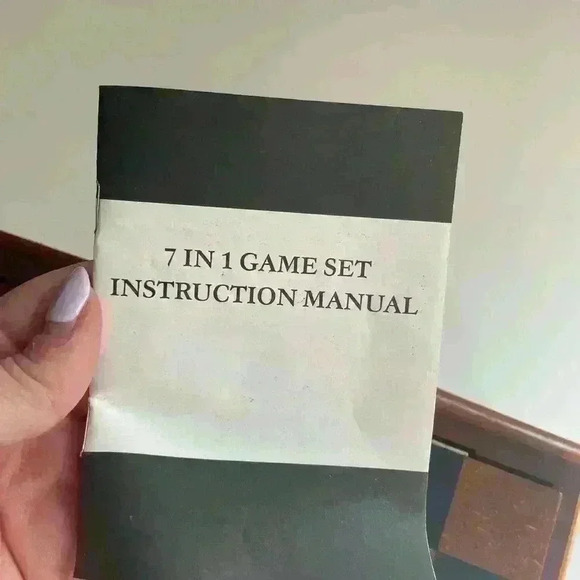 7-in-1 Wooden Box Game Set Rare Employee Exclusive Gift Sovereign Bank - Picture 7 of 13